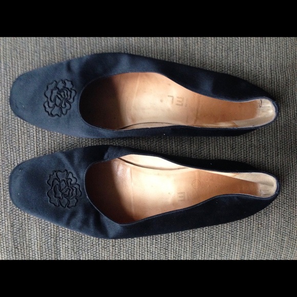 silk ballet slippers